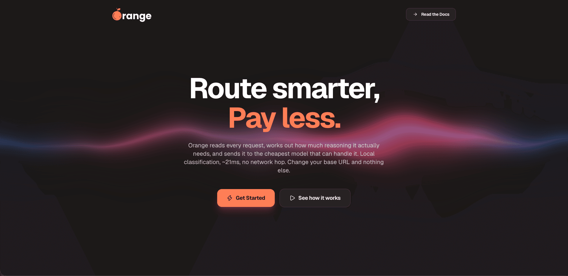 Orange screenshot